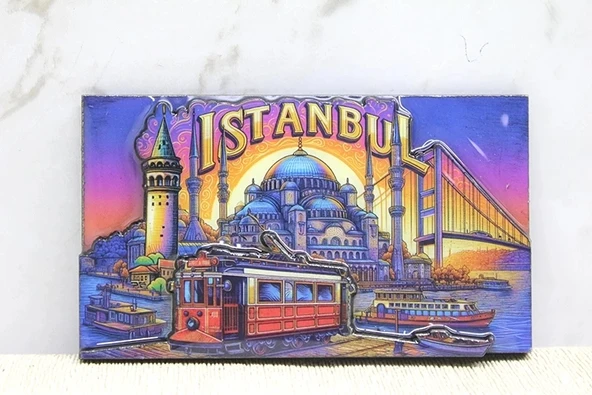 Ahşap İstanbul Temalı Magnet Alk4363 ürün görseli 1
