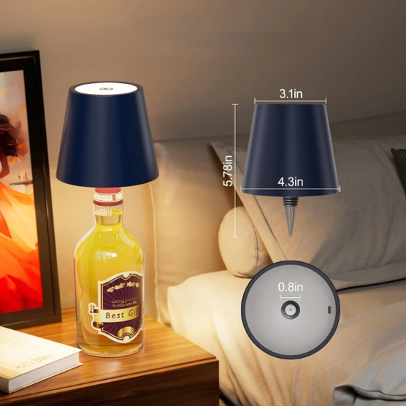 Kablosuz Şişe Lambası - Resim 4