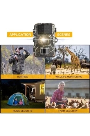 Fotokapan Kamera 12mp 1080p Doğa Ve Outdoor Gece Görüşlü Kamera Su Geçirmez - Resim 4