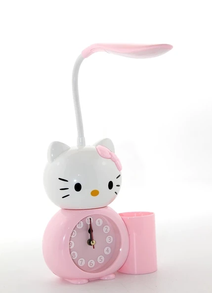 Hello Kitty Masa Lambası Saat Ve Kalemlik Alk2584 ürün görseli 1