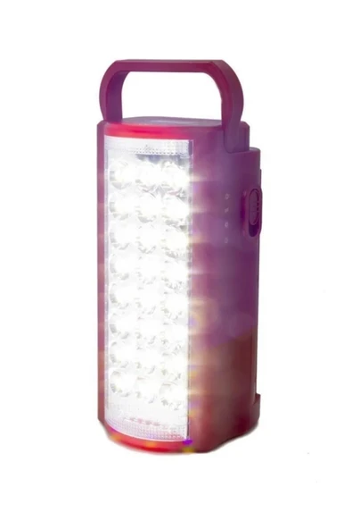 24 Büyük Ledli 80 Saat Yanan Powerbank Özellikli Akülü Led Işıldak - Resim 2