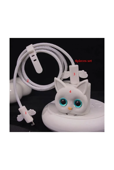 Iphone 18w/20w Uyumlu Şarj Aleti Kılıfı, Şarj Kablosu Örme Atı, Toparlayıcı, ürün görseli 1