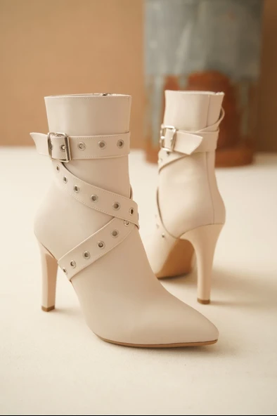 Atye Bej Rugan Topuklu Bot - 2