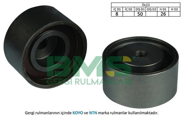 Renault Alternator Gergi Rulmanı (8x50x26) Megane Laguna Clio Scenic Symbol S40 V40 Carısma - Bms 219 ürün görseli