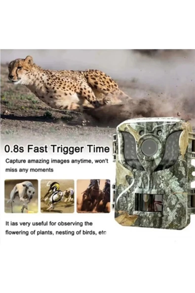 Fotokapan Kamera 16mp Full Hd 1080p Gece Görüşlü 2 Inç Lcd Ekran Su Geçirmez - Resim 5