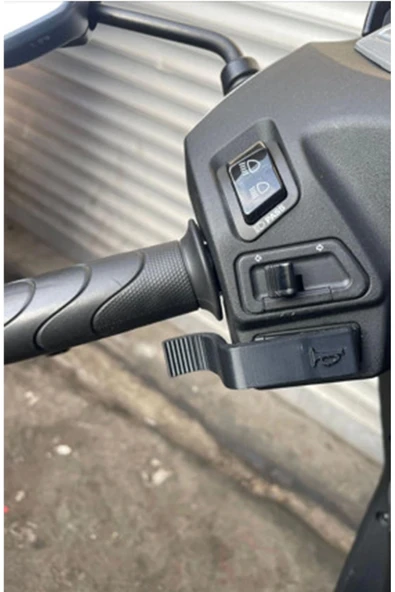 Honda Activa 125 Korna Düğmesi Uzatma Kolu - Özel 3d Tasarım - Resim 2