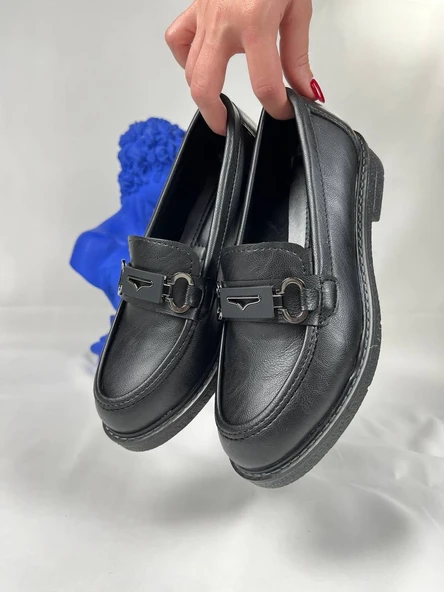 KB-804 Kömür Cilt Günlük Kadın Babet - 4