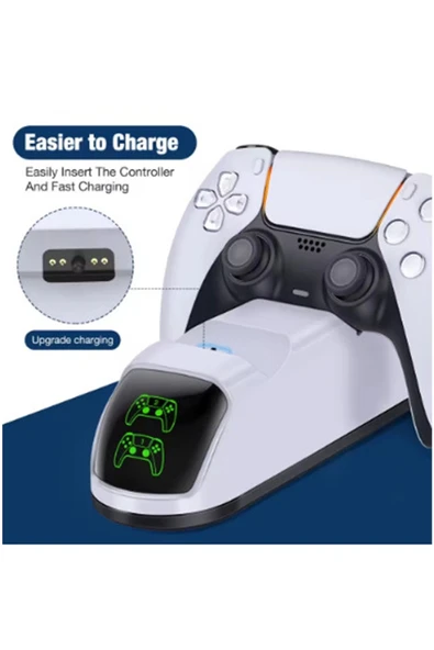 Ps5 Dualsense Şarj Istasyonu Playstation 5 Uyumlu Charging Station - Resim 3