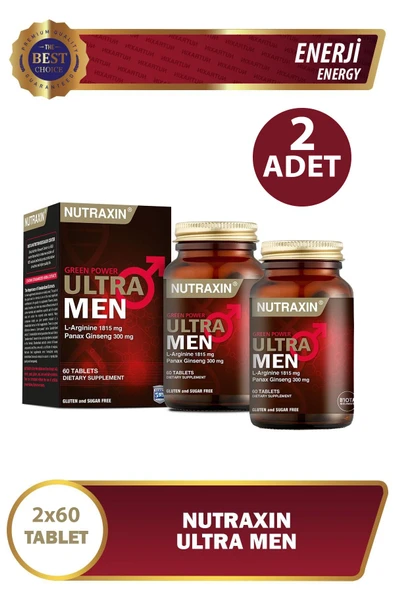 Nutraxin Ultra Men 60 Tablet 2 Adet ürün görseli 1