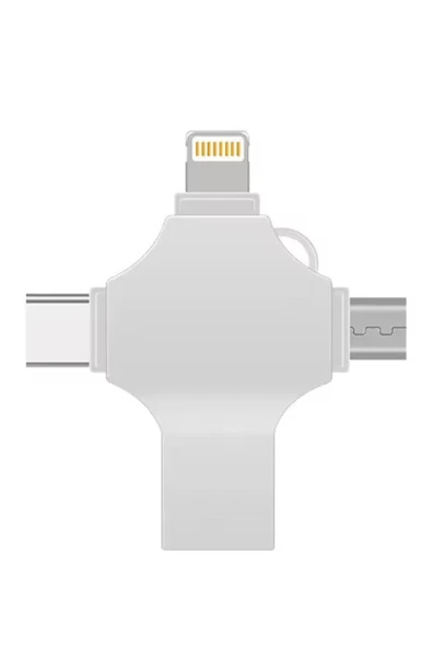 Otg 4in1 Cep Telefonu Çok Fonksiyonlu Usb Flash Bellek 128 Gb Type-c, Micro Sd Ve Kart Okuyucu ürün görseli 1