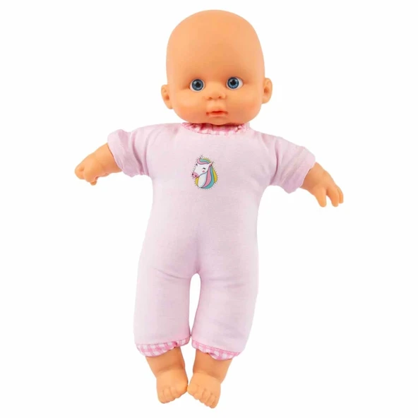 Çocuk Dolgulu Kel Bebek 20 cm - Resim 3