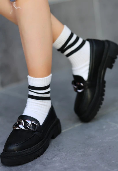 Biga Siyah Cilt Ayakkabı - 3