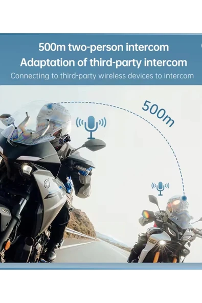 Q29 Motosiklet Kask Bluetooth Kulaklık Eşleşmeli 1080p Kamera Geniş Açı Su Geçirmez Intercom - 5