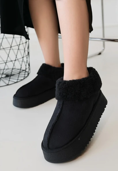 Edali Siyah Süet Bot ürün görseli