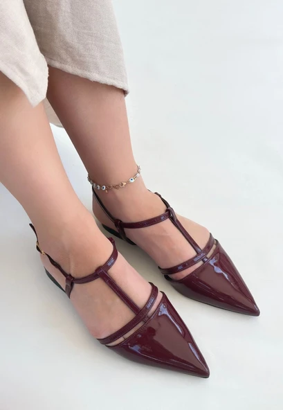 Canca Bordo Rugan Babet Ayakkabı - 2