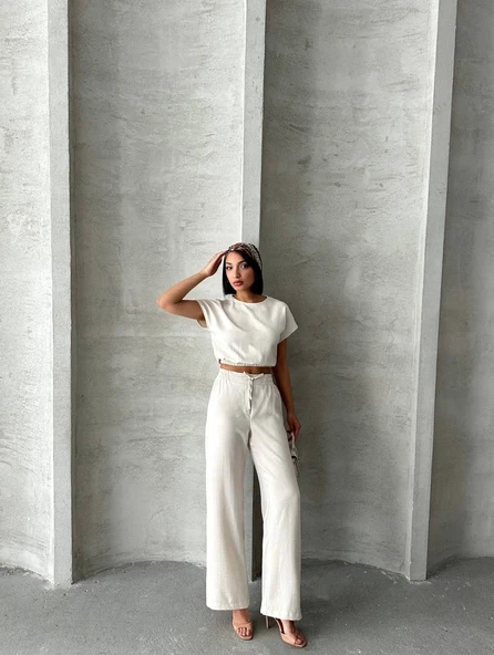 Bluz pantolon takım - 5