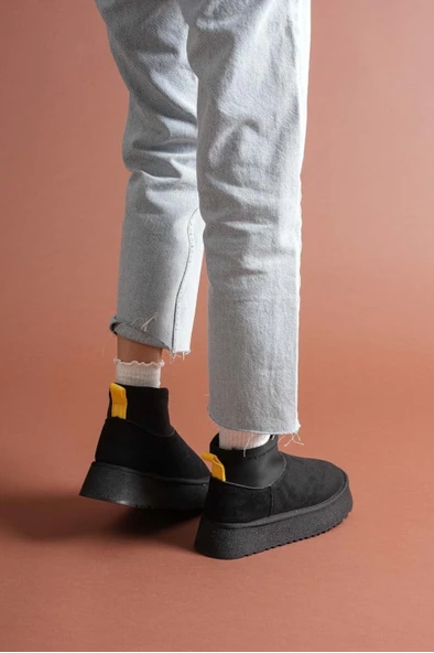 Cuen Siyah Süet Bot - 3