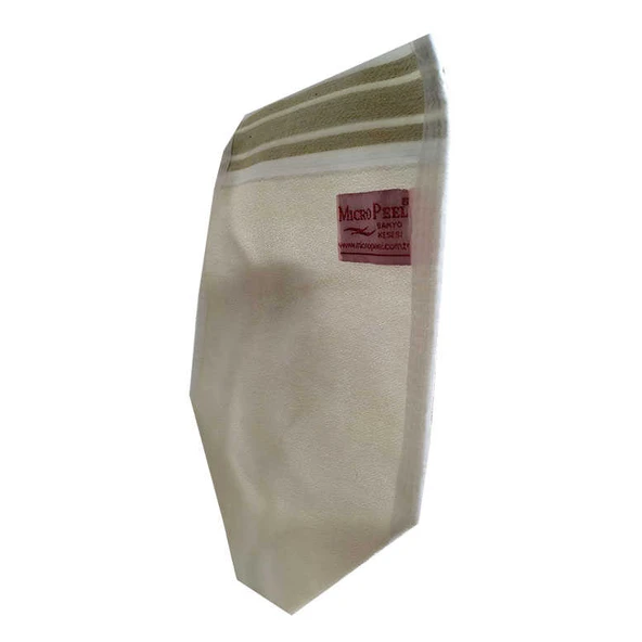 İpek Sırt ve Vücut Tellak Kese Beyaz 16X27 - 3