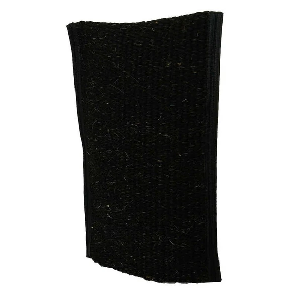 Doğal Keçi Kılı El Geçmeli Sırt ve Vücut Kesesi Siyah 26x18 - 3