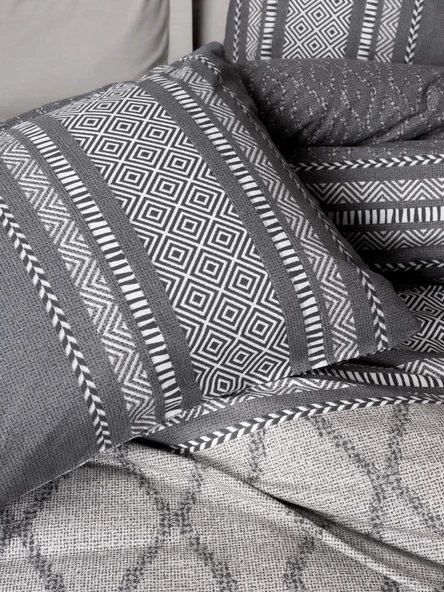 Toprak Çift Kişilik Nev Takımı Tonnia Vizon - Resim 2