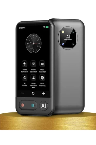 Kameralı 140 Dilde Wifi Özellikli Translator Elektronik Çeviri Cihazı Türkçe Menü ürün görseli 1