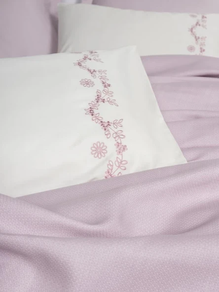 Serenity Bambu Çift Kişilik Pike Takımı Vaila Lila - 2