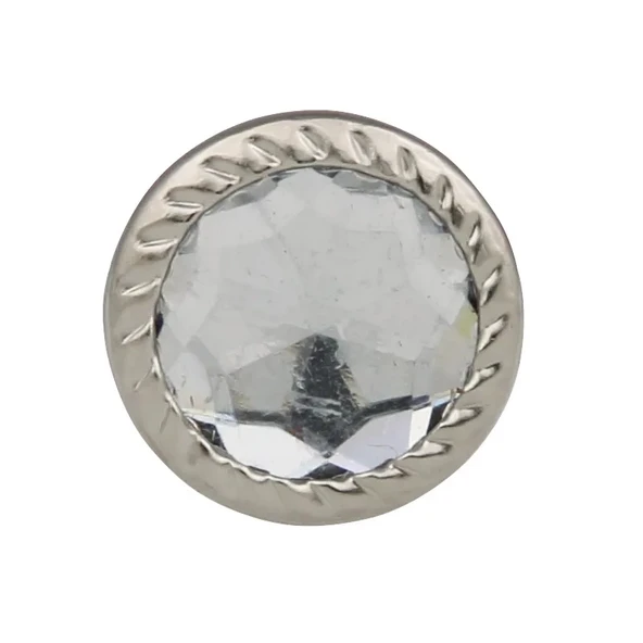 Dekoratif Parlak Taşlı Kabara Raptiye 17 Mm - 50 - Resim 2