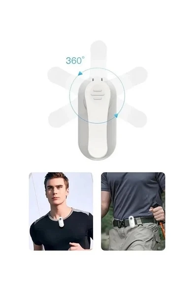 Mini 4k Wıfı Aksiyon Kamerası Vücut Kamerası Giyilebilir Video Kaydedici Hafıza Kartı Dahil - Resim 4