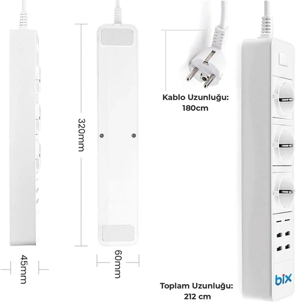 Vtn Bp-01 Wifi Yüksek Akım Korumalı Hızlı Şarj Özellikli Akıllı Priz - Resim 2