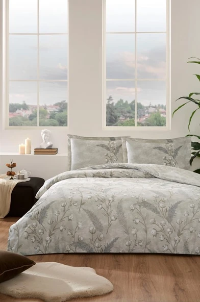 Özdilek Çift Kişilik Ranforce Nev Takımı Algodon Bej ürün görseli 1