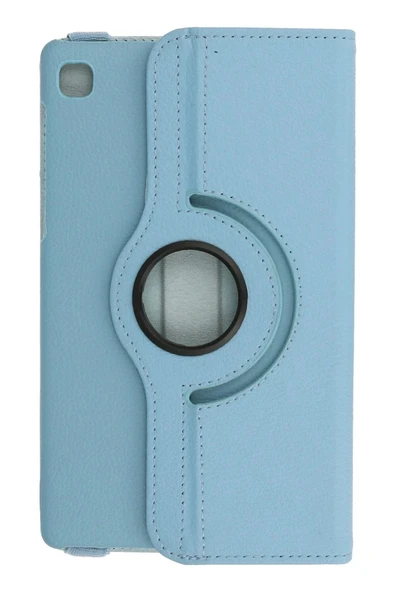 Litae Trend BFS  Samsung Galaxy T220 Tab A7 Lite 8.7 Kılıf 360 Tablet Deri Kılıf - Turkuaz - Resim 2