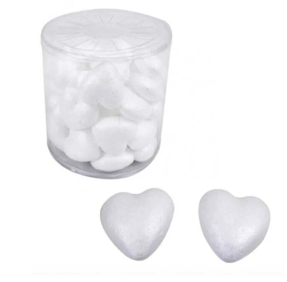 Lino Strafor Köpük Kalp 60Mm 6 cm 20 Adet ürün görseli 1