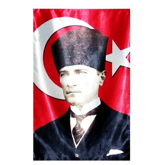 Vatan Atalı Bayrak 100X150 Atatürklü Türk Bayrağı ürün görseli 1