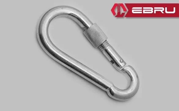 Vidalı Karabina, Kanca, Çengel 8mm - 25 Adet - Resim 2