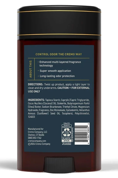 Cremo Palo Santo Alüminyumsuz Stick Deodorant 75GR - 2