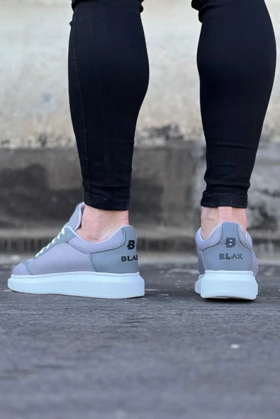 Gri Triko Erkek Casual Ayakkabı - 2