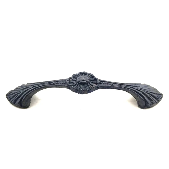 Antika Tarz Dekoratif Pirinç Göz Mobilya Kulbu - 21x127 Mm, Oksit ürün görseli 1