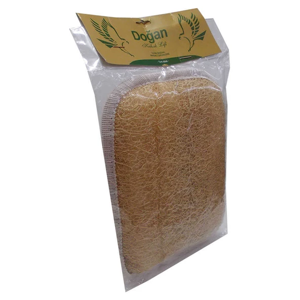 Doğal Kabak Lifi El Geçmeli Sırt ve Vücut Kesesi 15 X 22 - 3