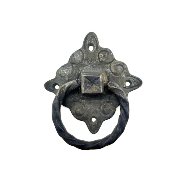 Antika Tarz Dekoratif Pirinç Mobilya Kulbu, Kapı Kilit Halkası - 94x97 Mm, Büyük, Oksit ürün görseli 1