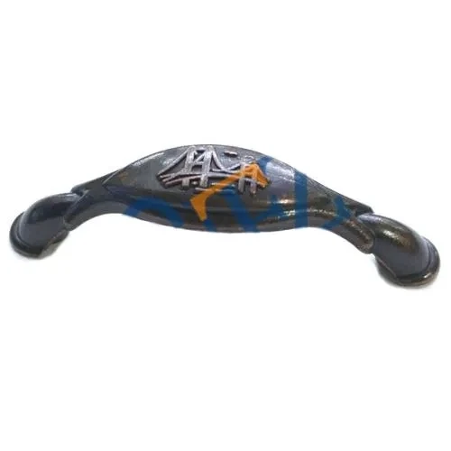 Dekoratif Zamak Boğaziçi Kulp - 64mm, Eskitme, 100 Adet ürün görseli 1