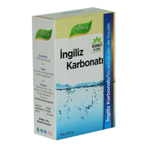 Yenilebilir İngiliz Karbonatı Bicarbonate De Soude 200 Gr - 4
