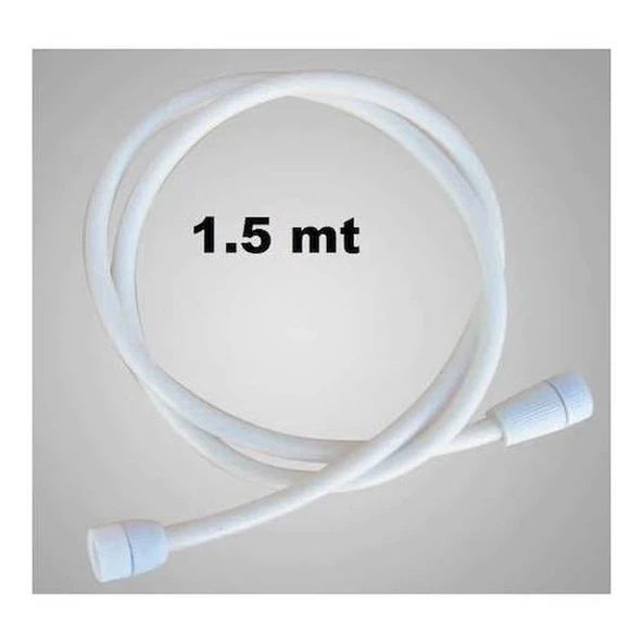Şofben Plastik Duş Hortumu 1/2X1/2 150 cm ürün görseli