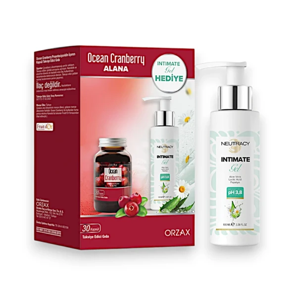Ocean Cranberry Turna Yemişi Ekstresi 30 Kapsül + Neutracy İntim Jel 100 ml Hediyeli ürün görseli