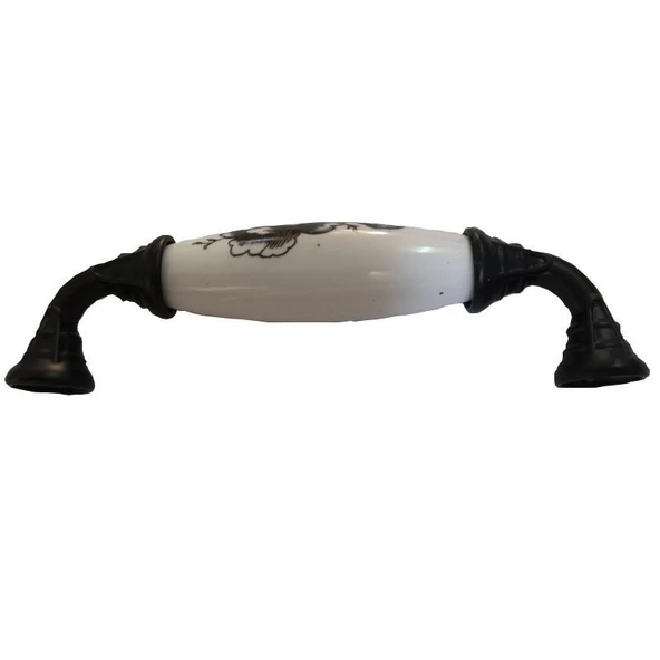 Klasik Silindir Kulp Mat Siyah 96 mm - Resim 2