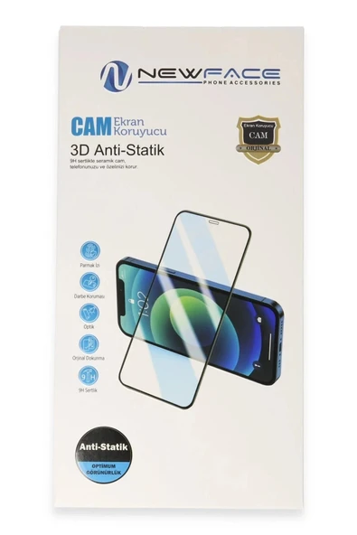 Litae Trend BFS  Oppo Reno 4 Lite 3D Antistatik Cam Ekran Koruyucu - Resim 3