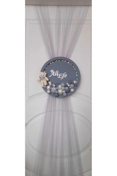 s'he design KAPI SÜSLEME TÜLÜ 5 METRE (SADECE TÜL)5Mx1,5M - 3