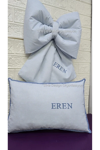s'he design NAKIŞ İŞLEMELİ POFUDUK FİYONK KAPI SÜSÜ VE TAKI YASTIĞI ürün görseli