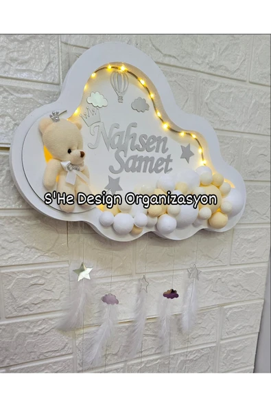 s'he design Hastane Odası Beşik Süsleme Seti - 3