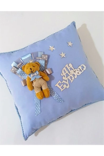 s'he design Yenidoğan Hediyelik Bebek Takı Yastığı - Resim 2