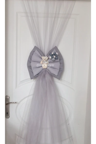 s'he design Hastane Odası Lastikli Kapı Tülü (SADECE TÜL) - 2